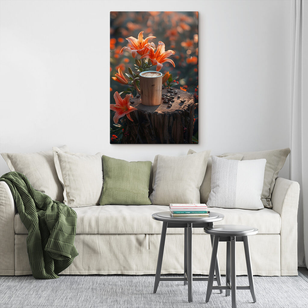 Kaffee zwischen Lilien — Interieur 1
