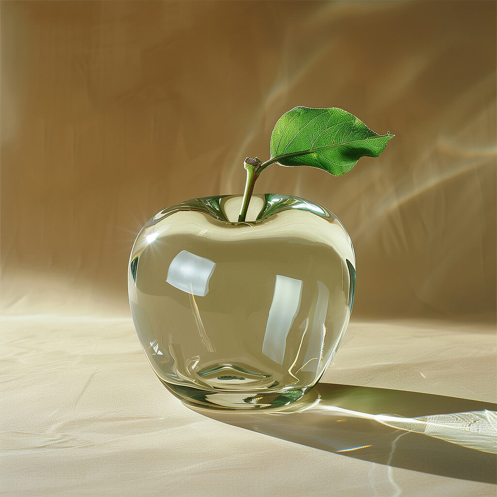 Apfel im Honiglicht — ganzes Design