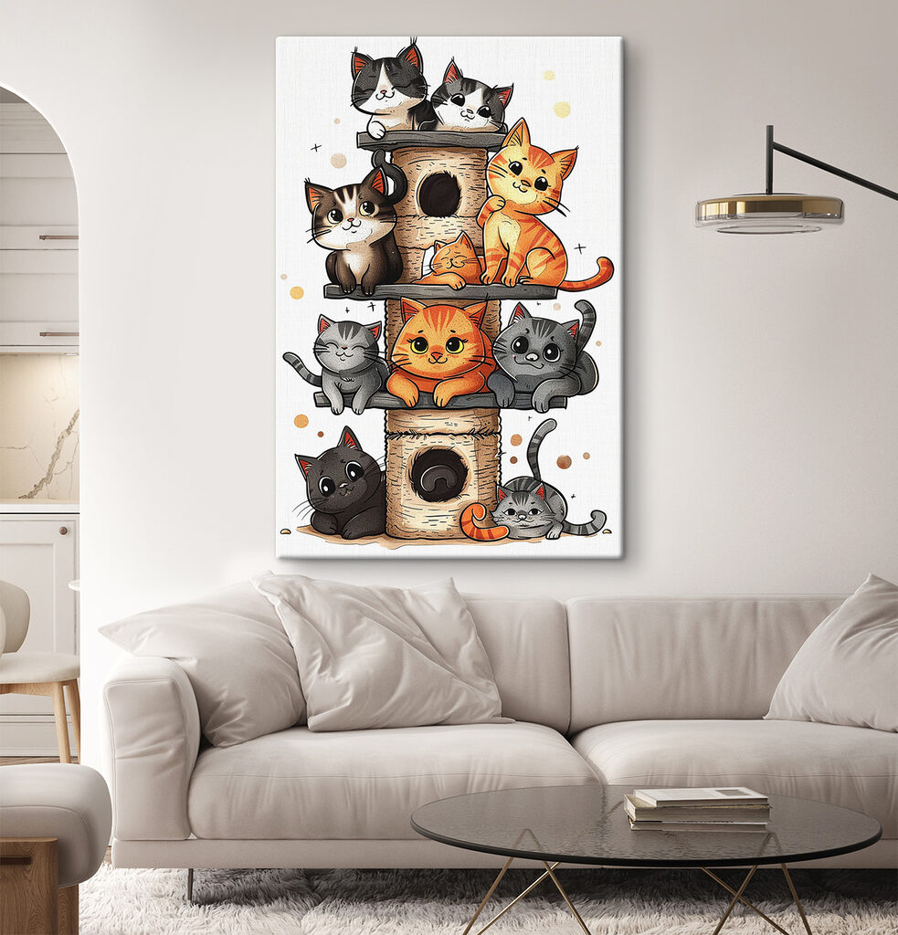 Katzen beieinander — Interieur 2