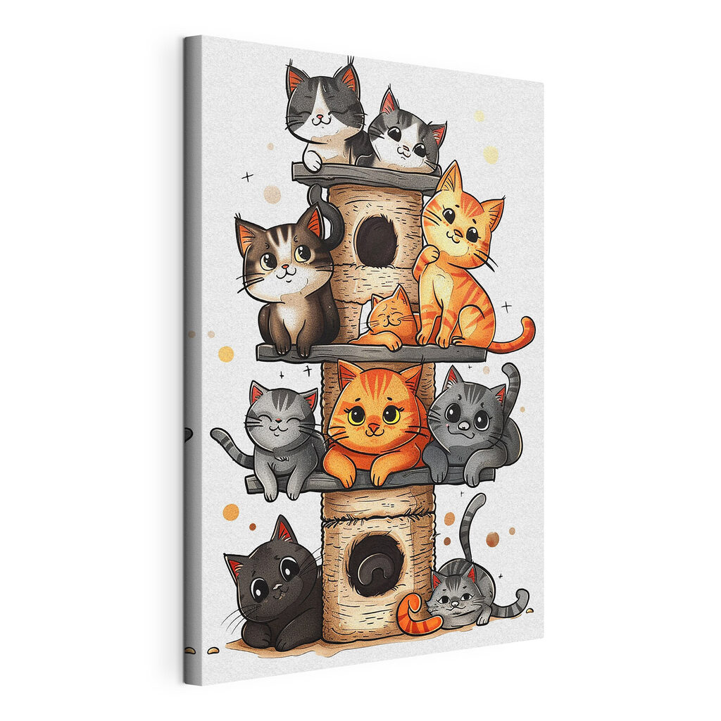Katzen beieinander — Produktansicht
