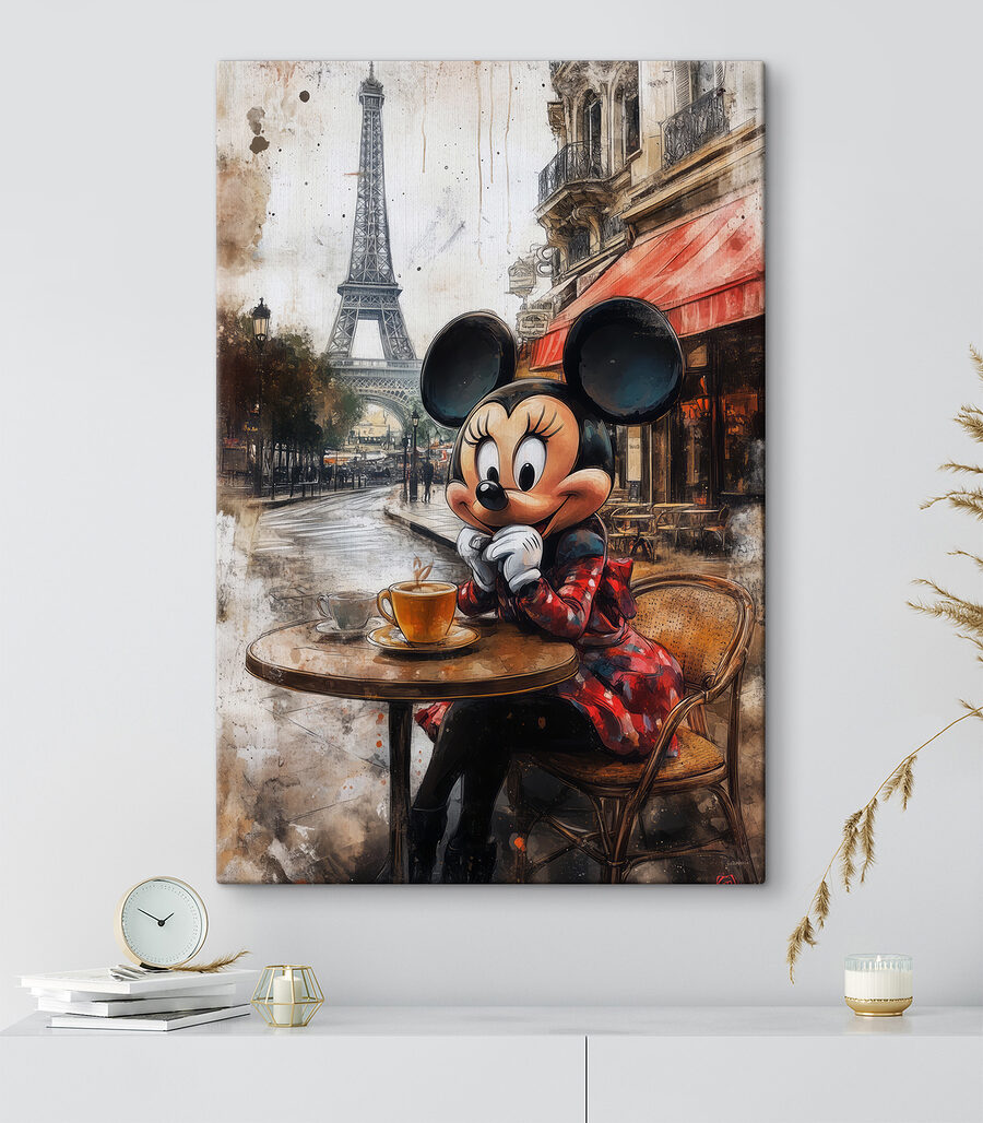Mickey im Pariser Café — Interieur 3