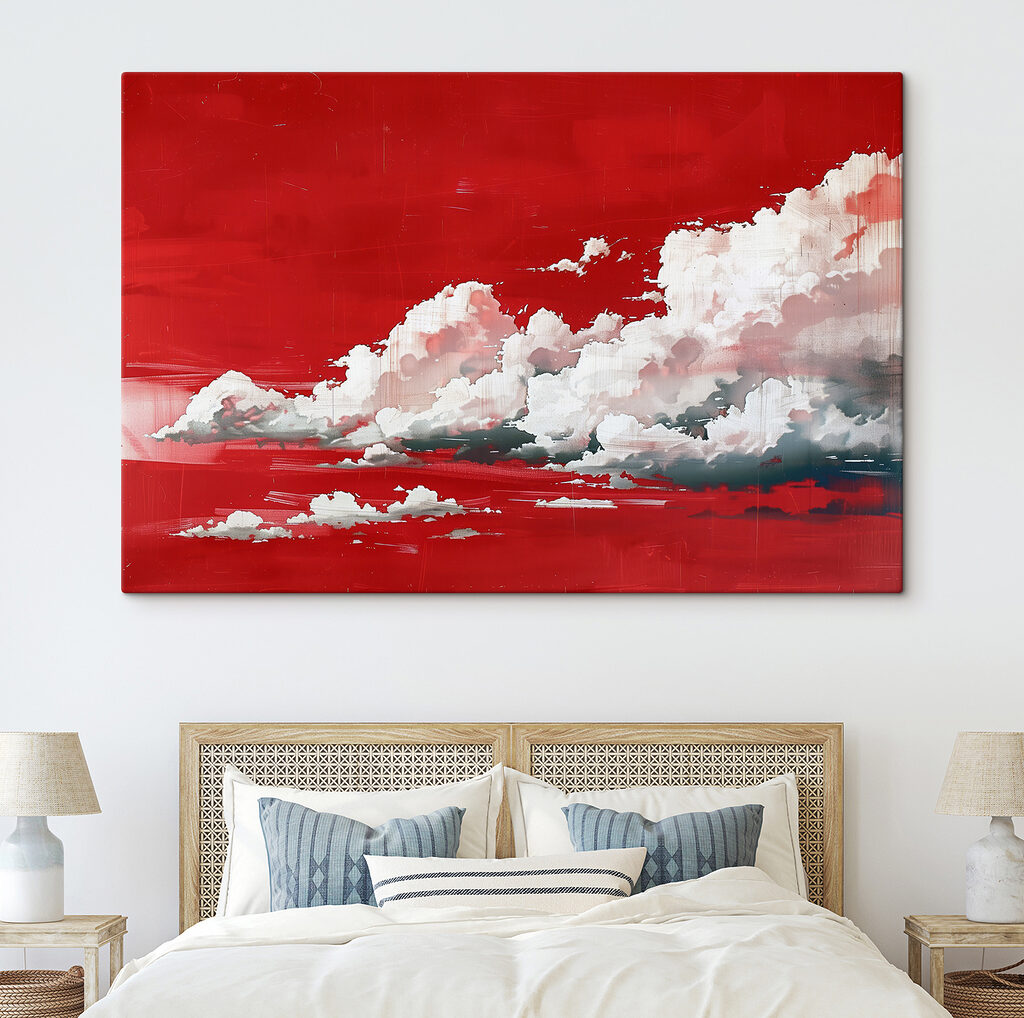 Wolken ziehen durch Rot — Interieur 1