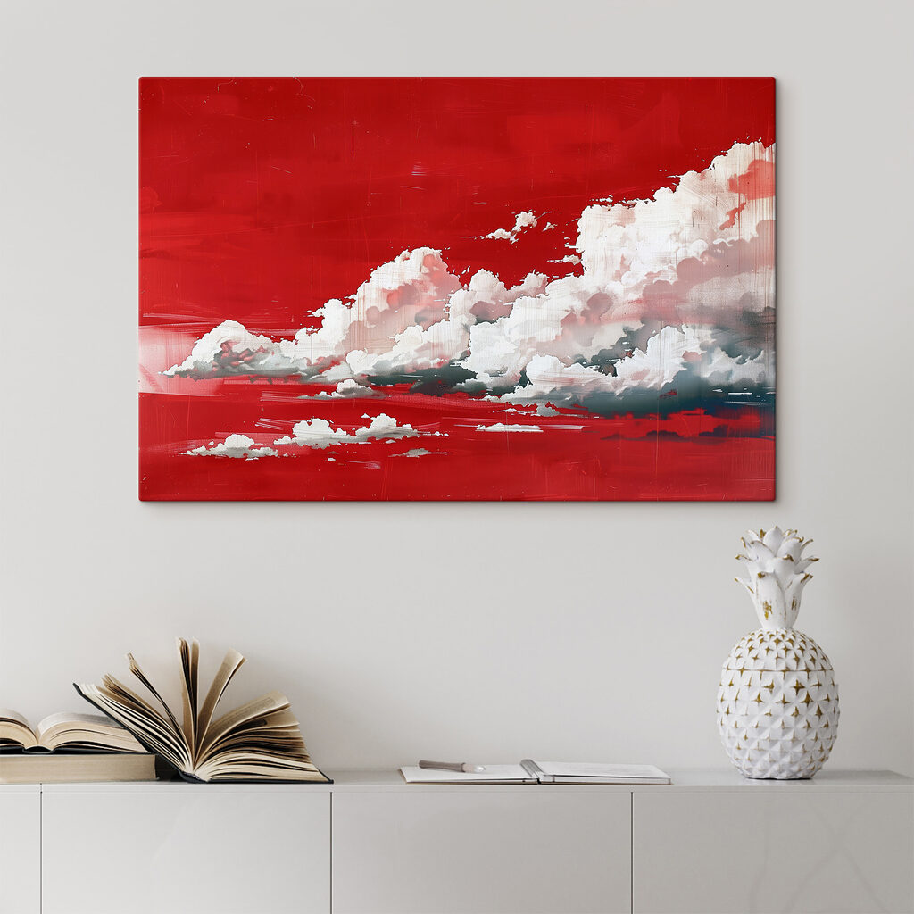 Wolken ziehen durch Rot — Interieur 2