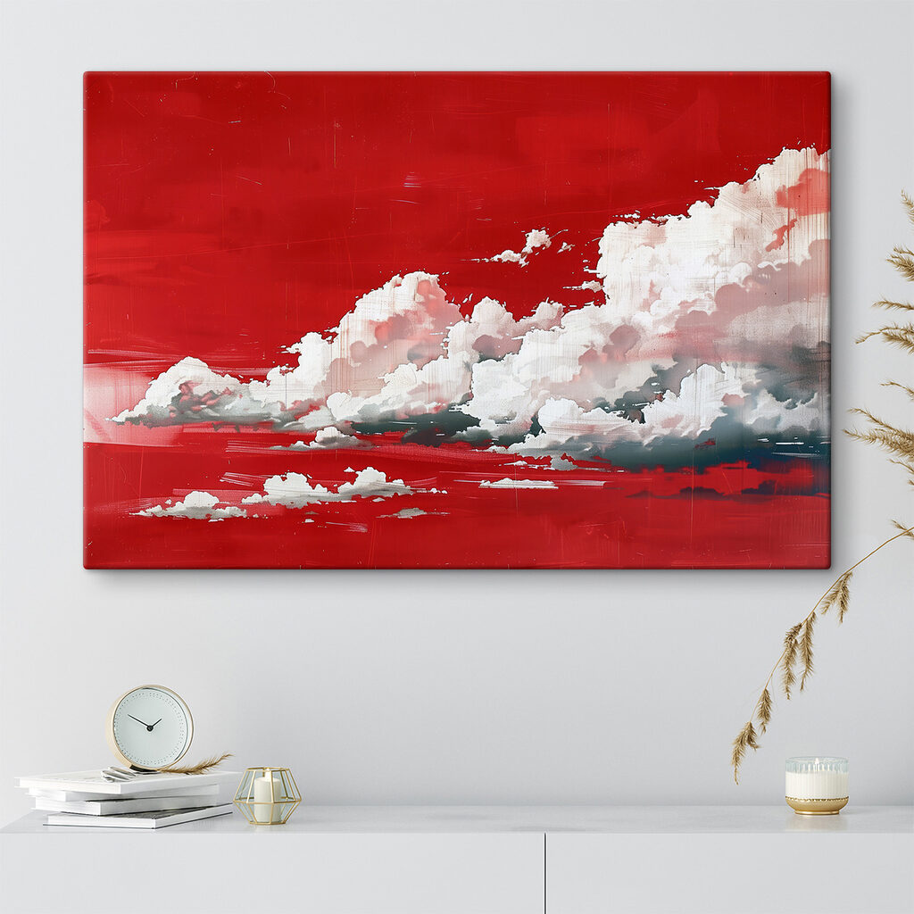 Wolken ziehen durch Rot — Interieur 3