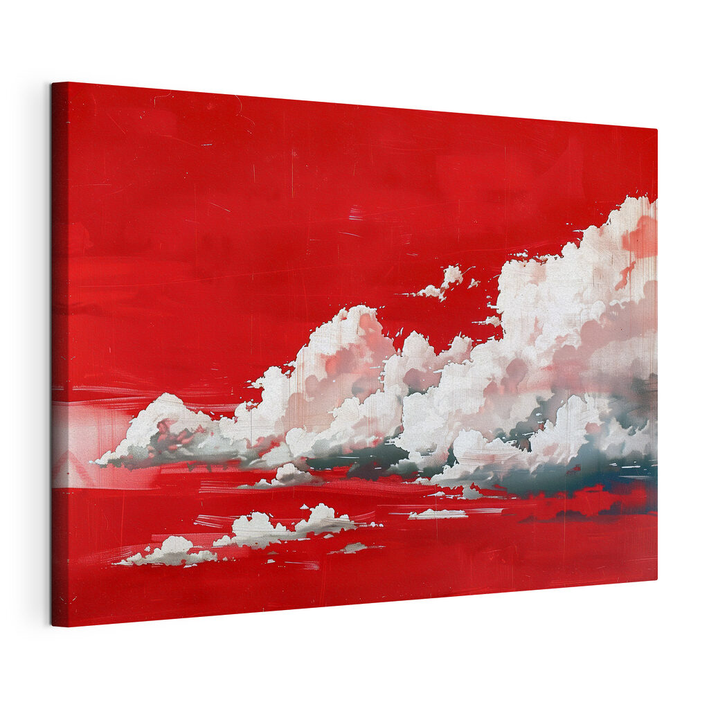 Wolken ziehen durch Rot — Produktansicht
