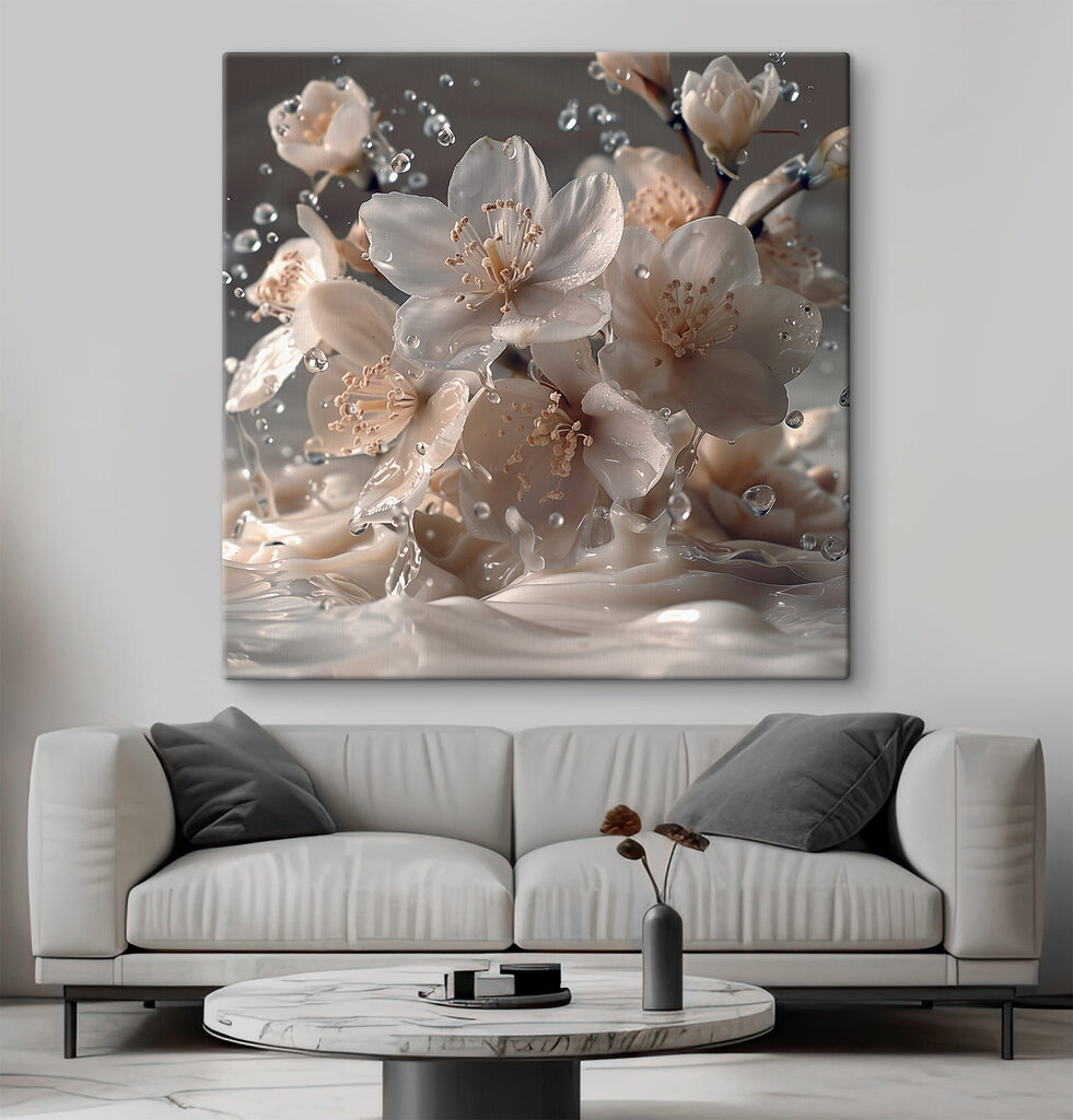 Blüten zwischen Tropfen — Interieur 1