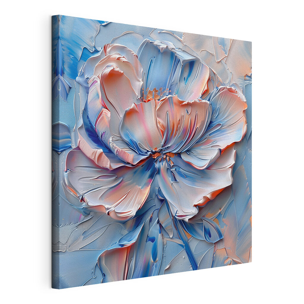 Blaue Pfingstrose mit Rosétönen — Produktansicht