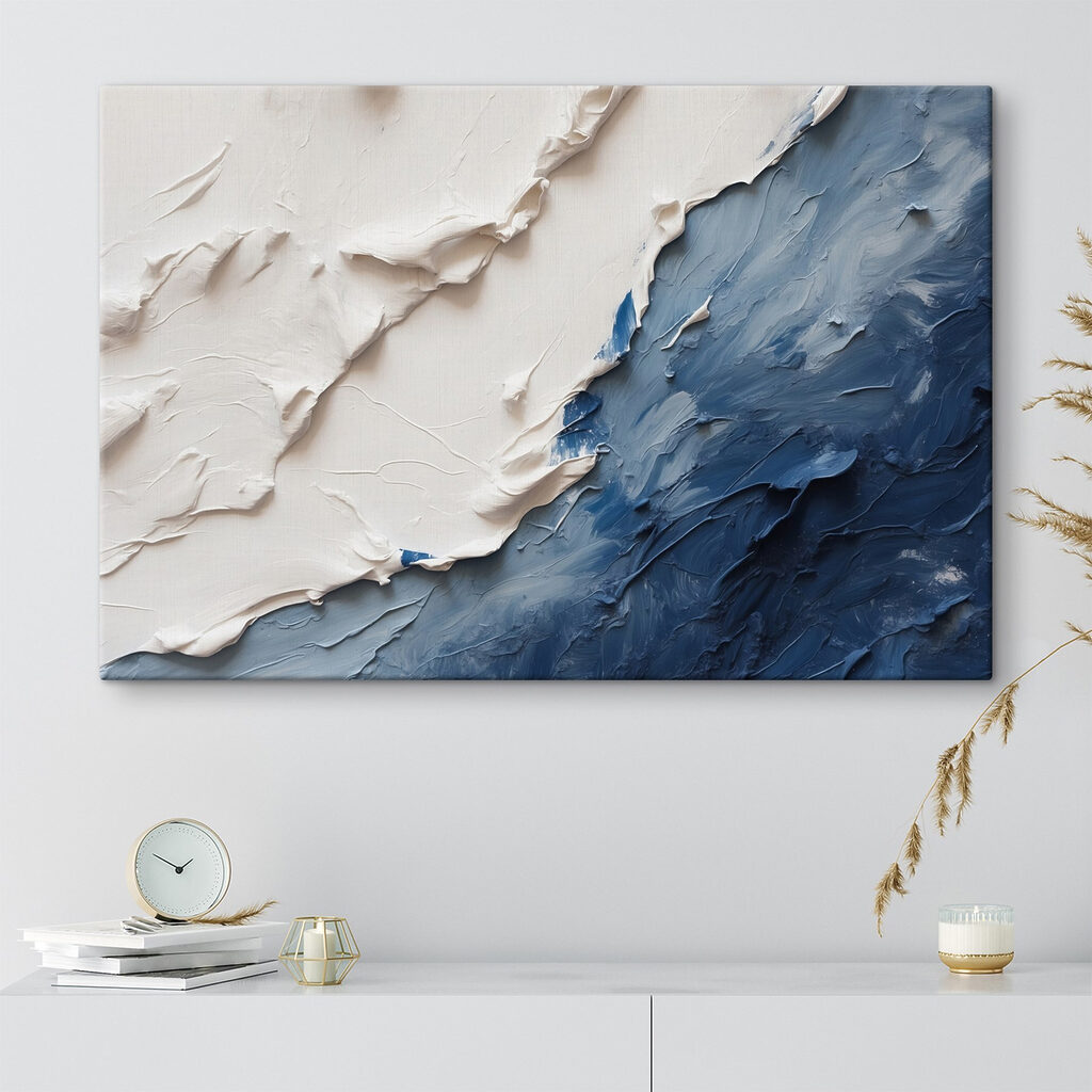 Weiß über Tiefblau — Interieur 5