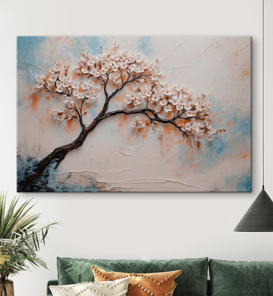 Blüten am gebogenen Zweig — Interieur 2