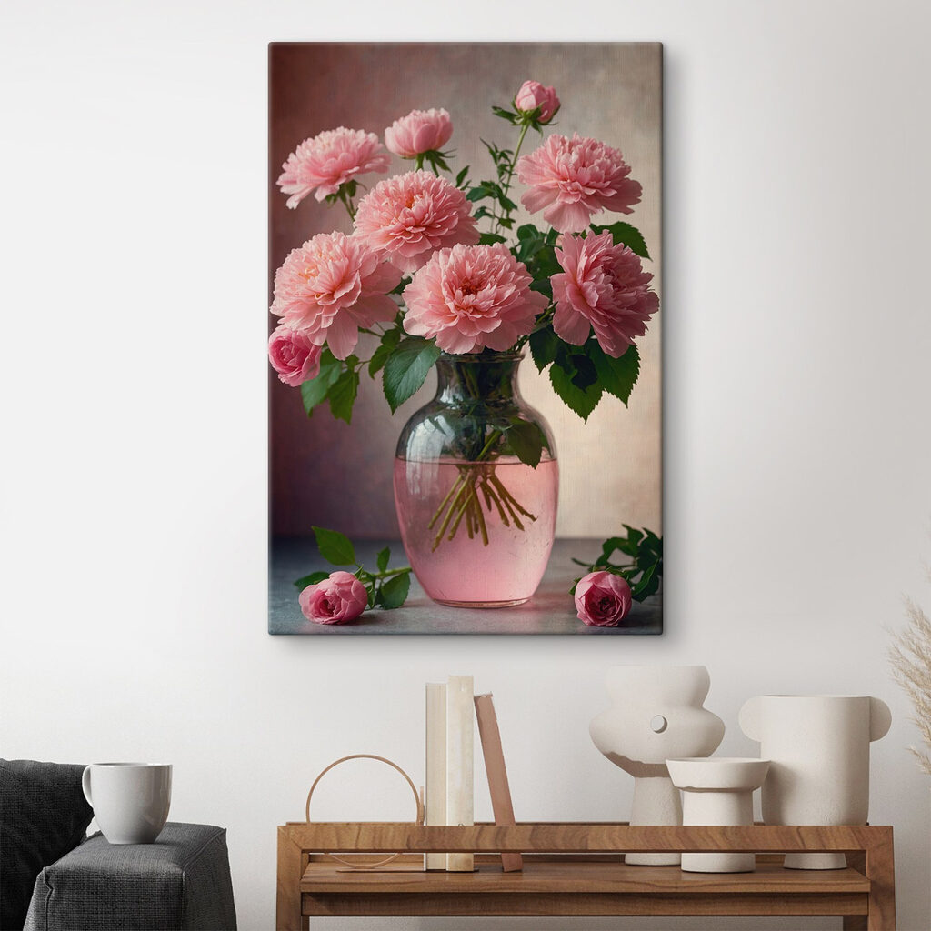 Strauß ganz in Rosa — Interieur 3