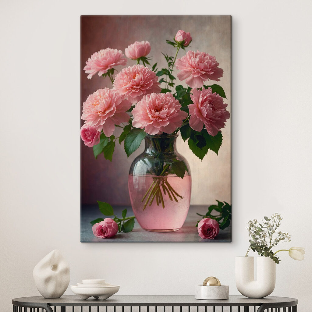 Strauß ganz in Rosa — Interieur 1