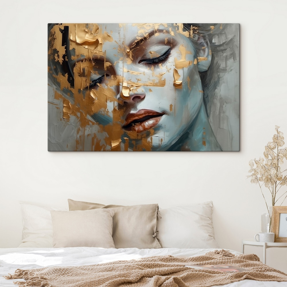 Gesicht hinter Goldflocken — Interieur 2