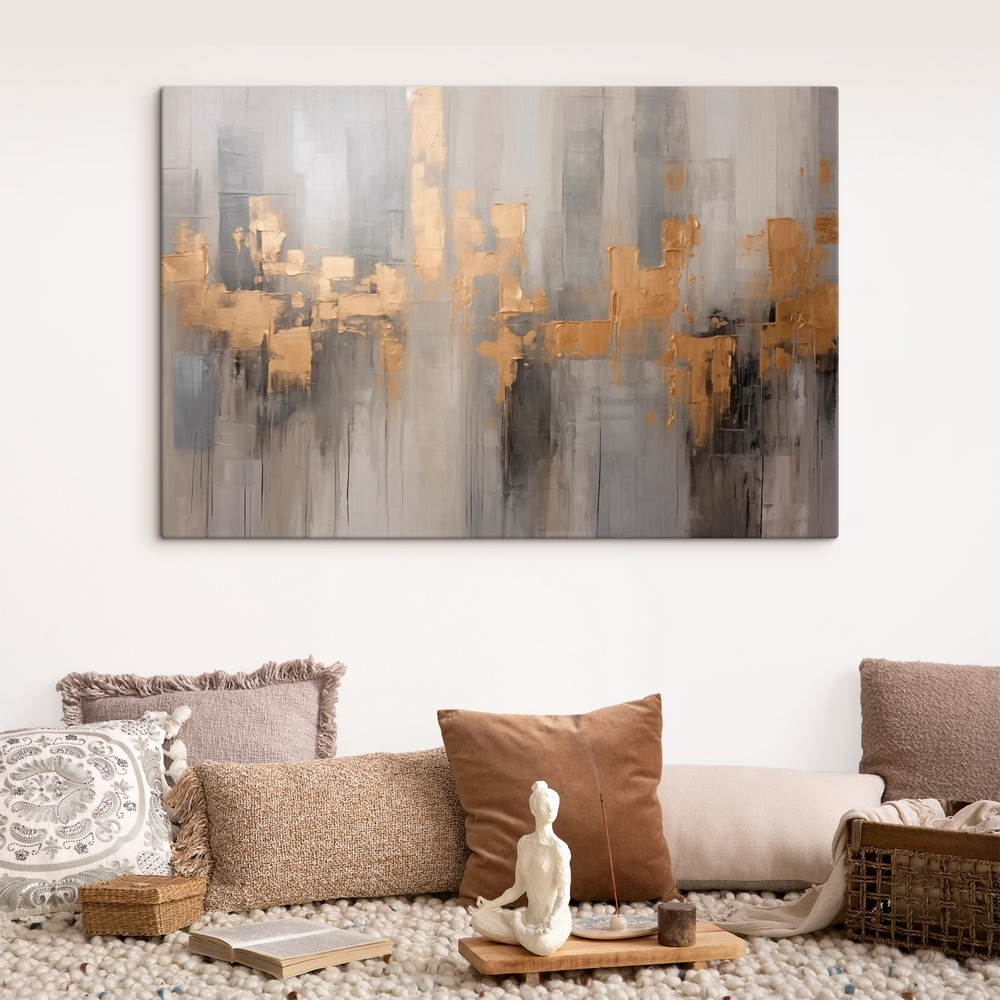 Goldene Flächen im Nebel — Interieur 1