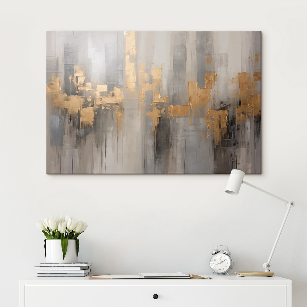 Goldene Flächen im Nebel — Interieur 2