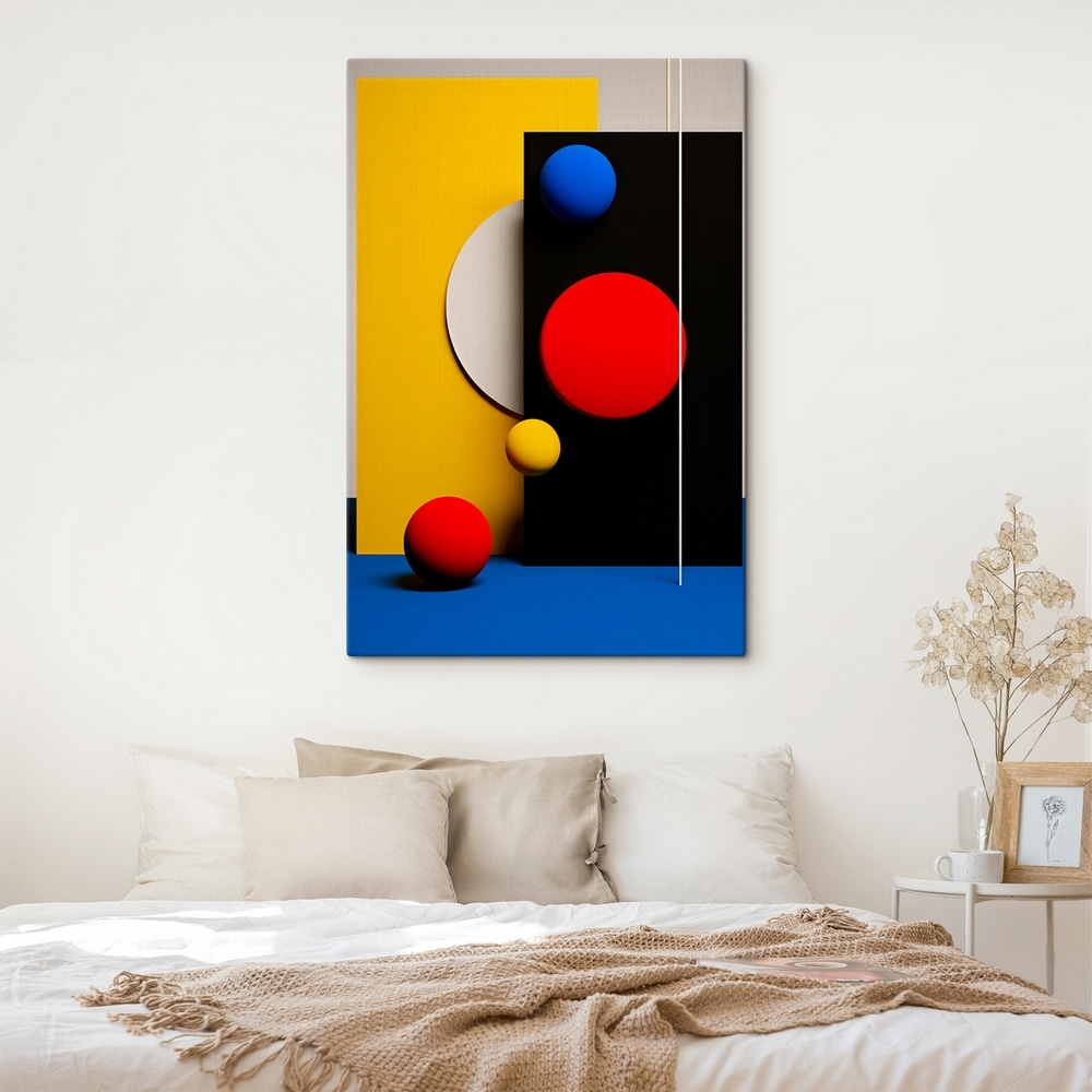 Kugeln vor Primärfarben — Interieur 2