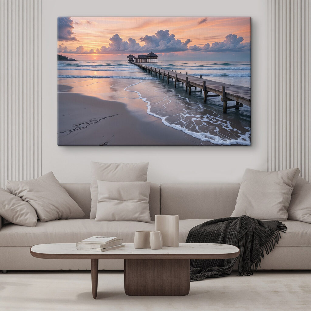 Steg im Abendlicht — Interieur 1