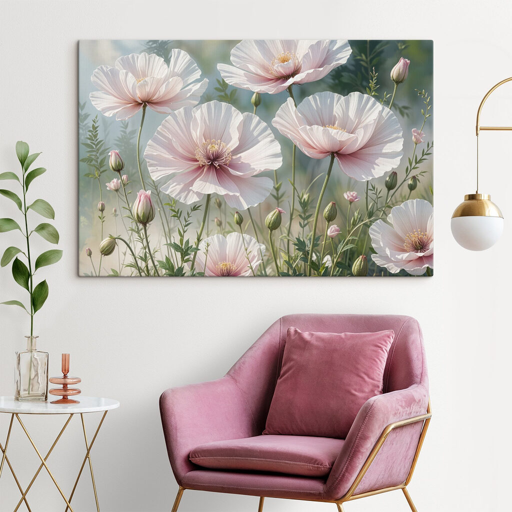 Rosa Blütenkelche — Interieur 1