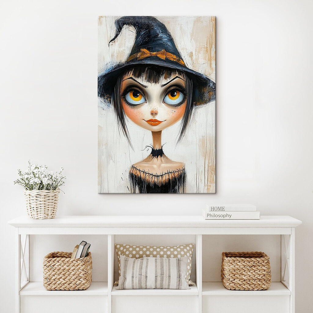Hexenmädchen mit großen Augen — Interieur 1