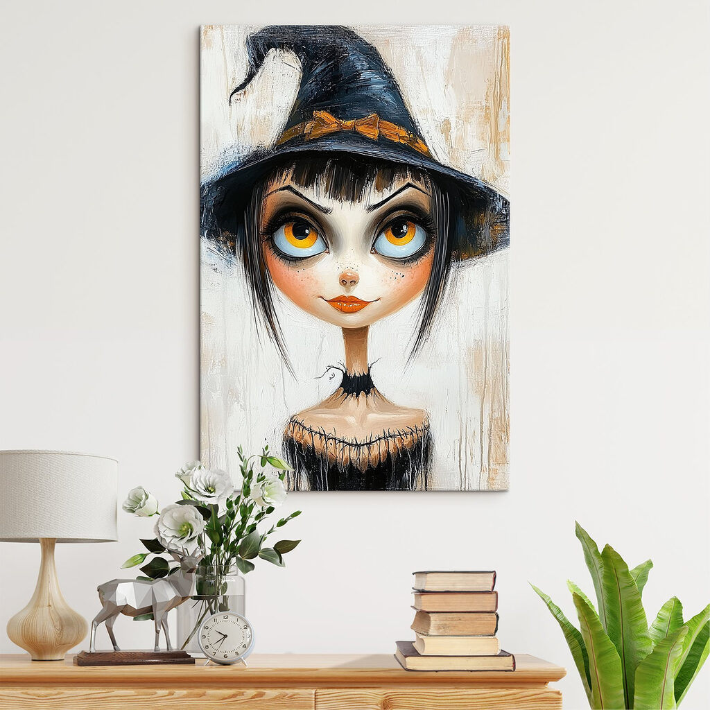 Hexenmädchen mit großen Augen — Interieur 2