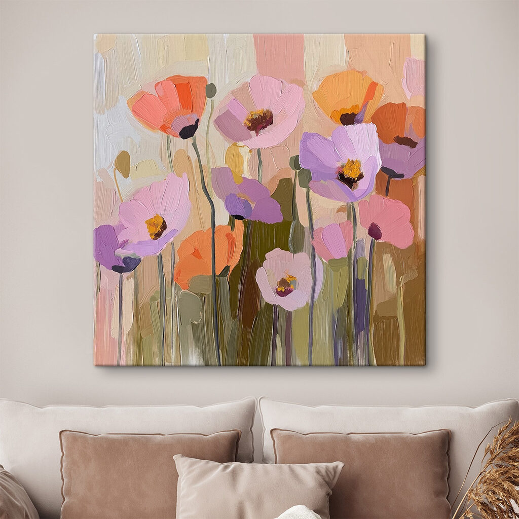 Blumen in kleinen Farbflächen — Interieur 2