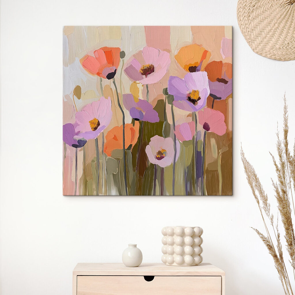 Blumen in kleinen Farbflächen — Interieur 4