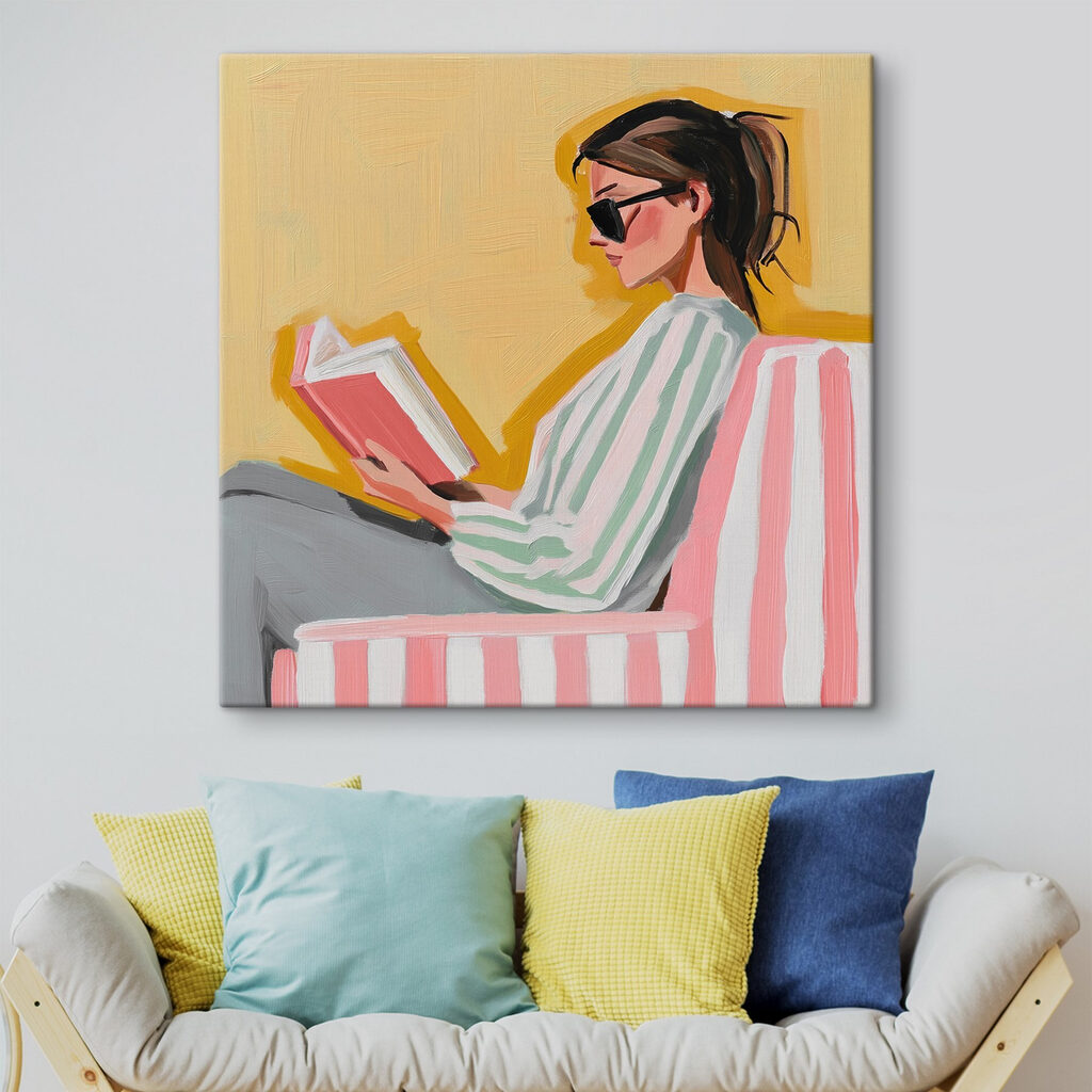 Lesestunde in Rosa — Interieur 3