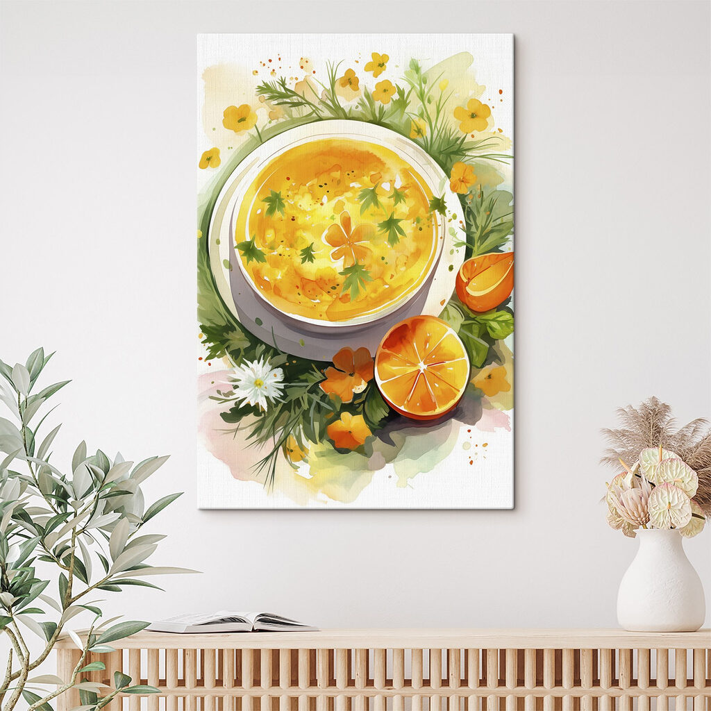 Suppe zwischen sonnigen Blumen — Interieur 1
