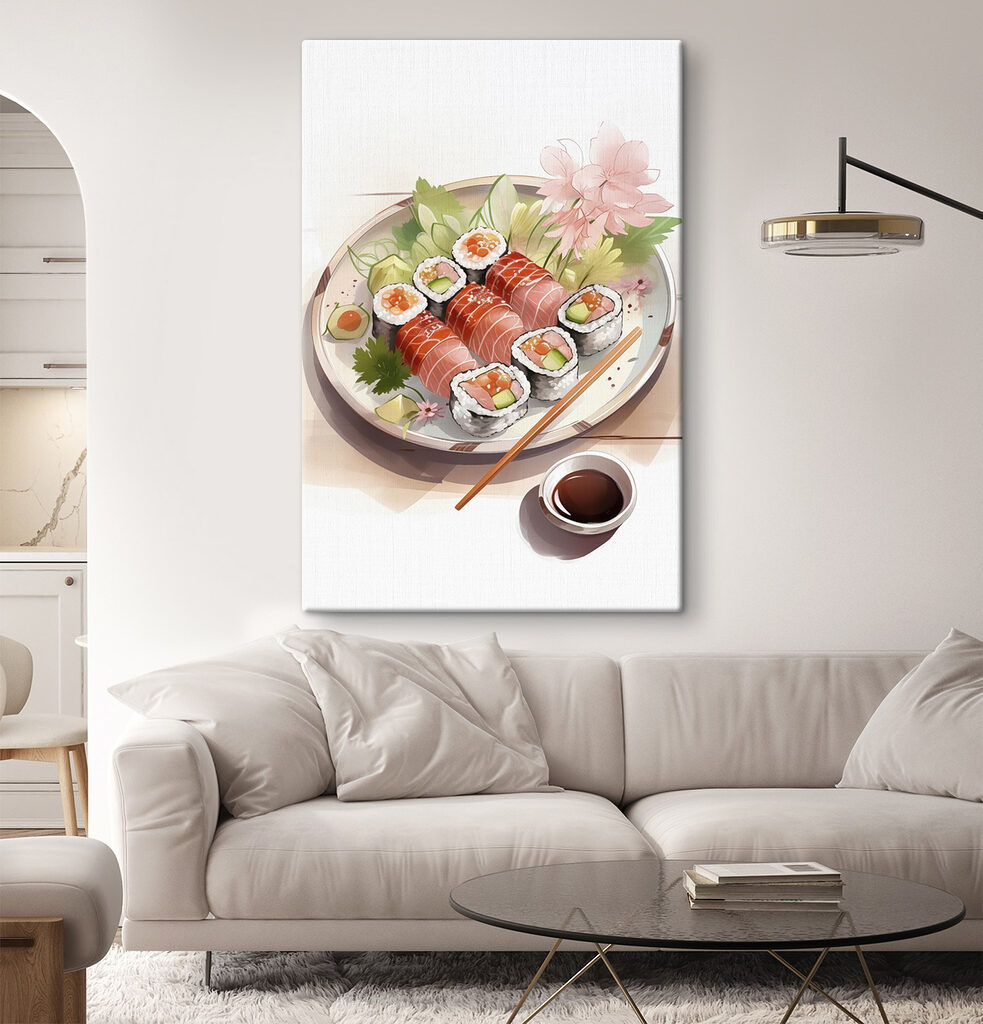 Sushi unter dem Blütenzweig — Interieur 1
