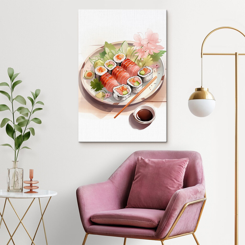 Sushi unter dem Blütenzweig — Interieur 2