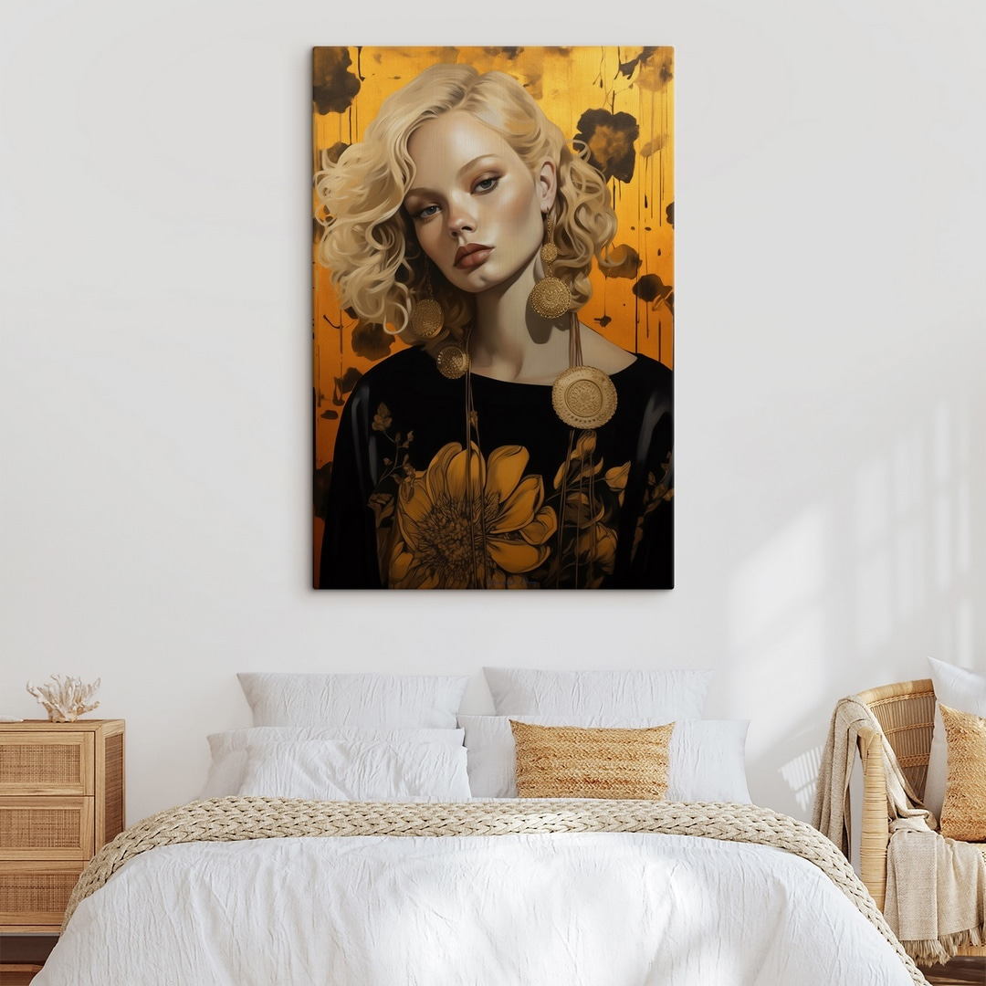 Kleid mit Goldblumen — Interieur 2