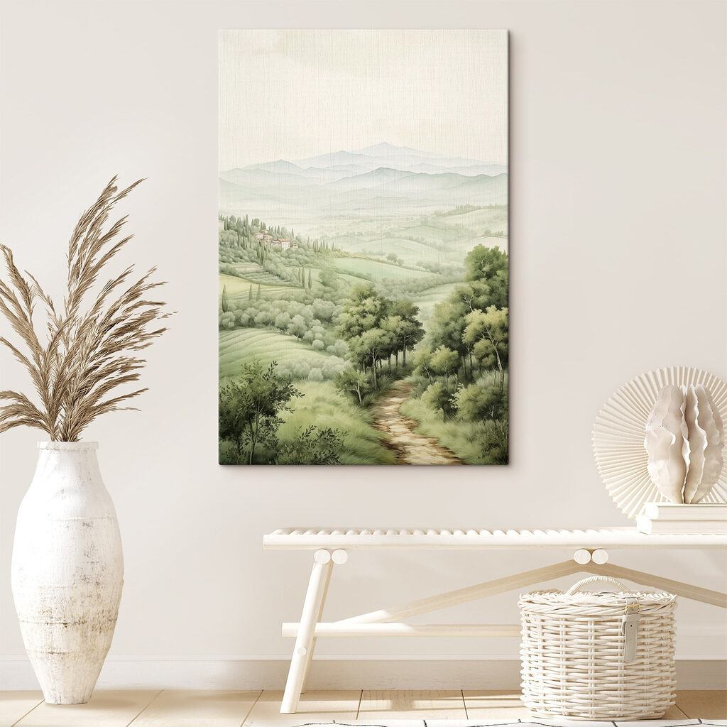 Gewundener Weg durch Hügel — Interieur 1