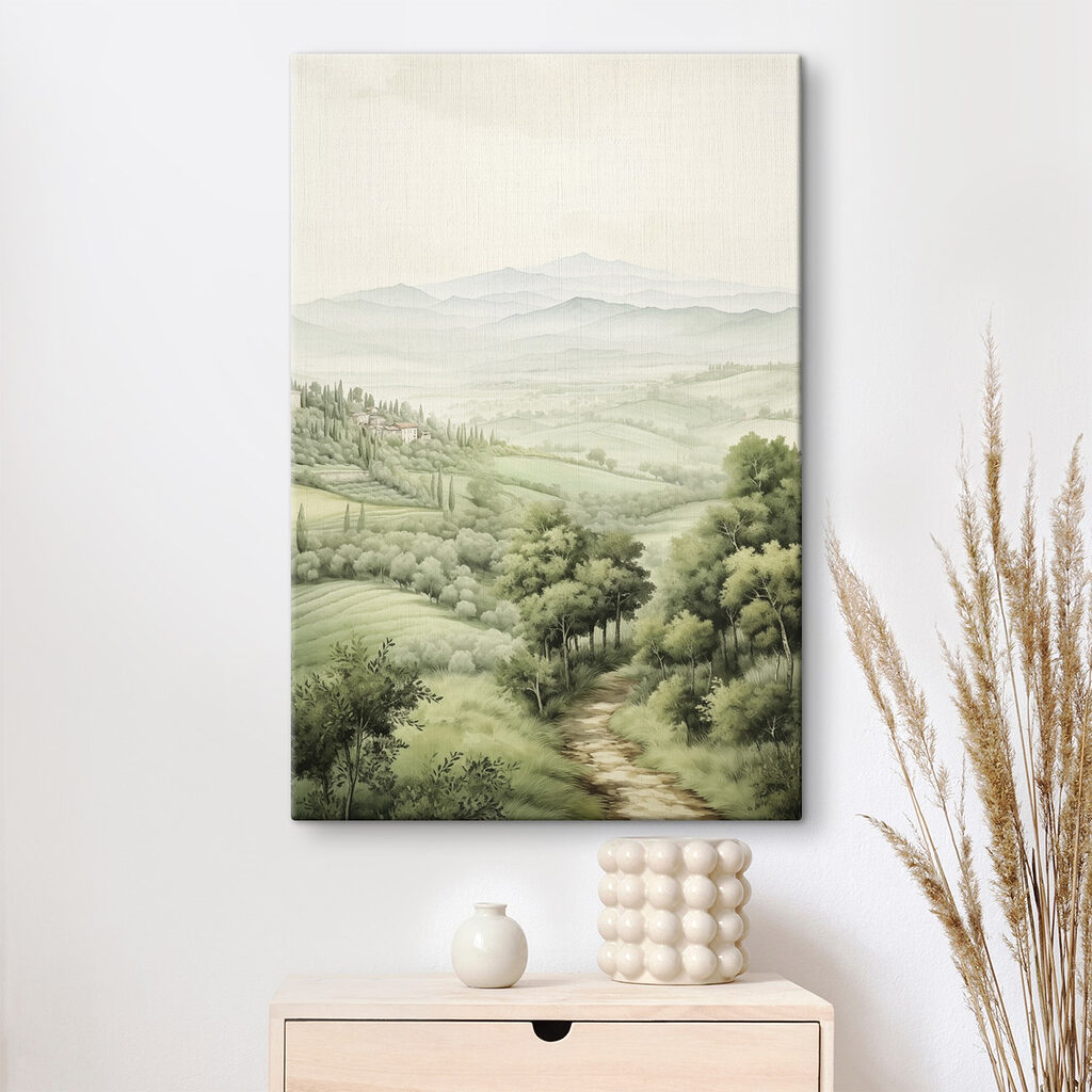 Gewundener Weg durch Hügel — Interieur 2