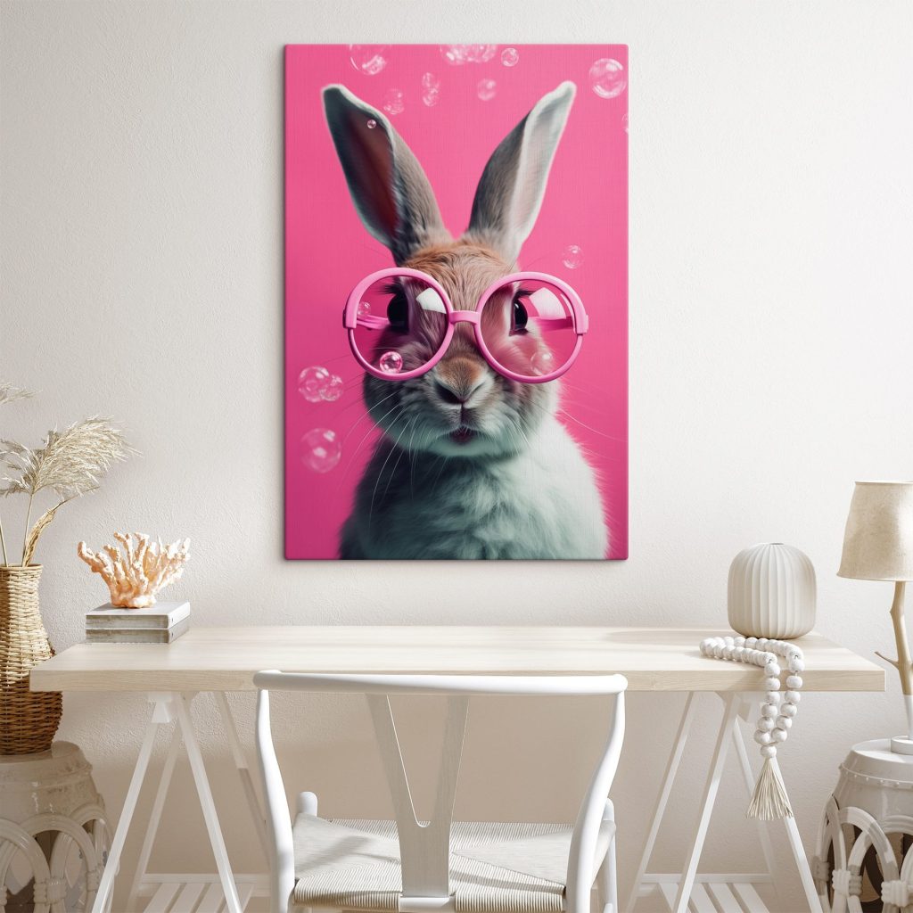 Kaninchen mit rosa Brille — Interieur 2