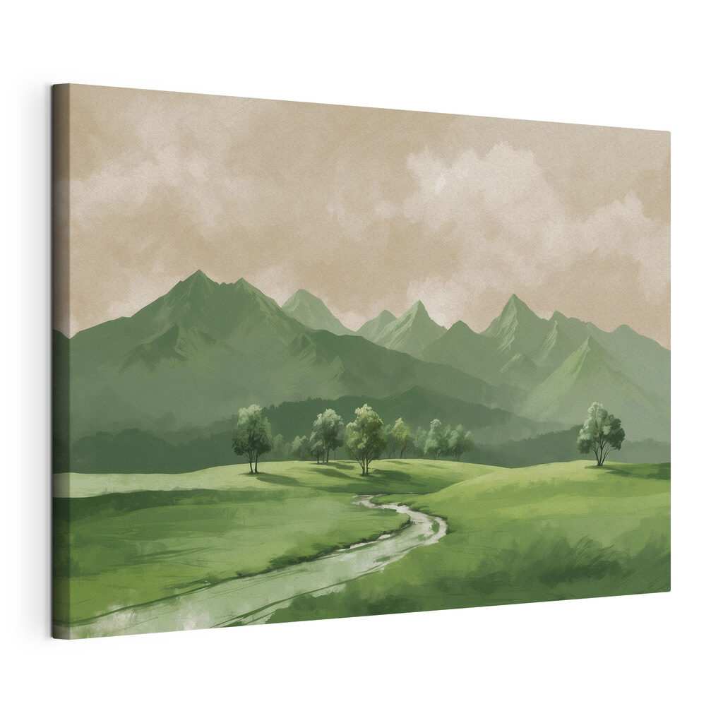 Grünes Bergtal — Produktansicht