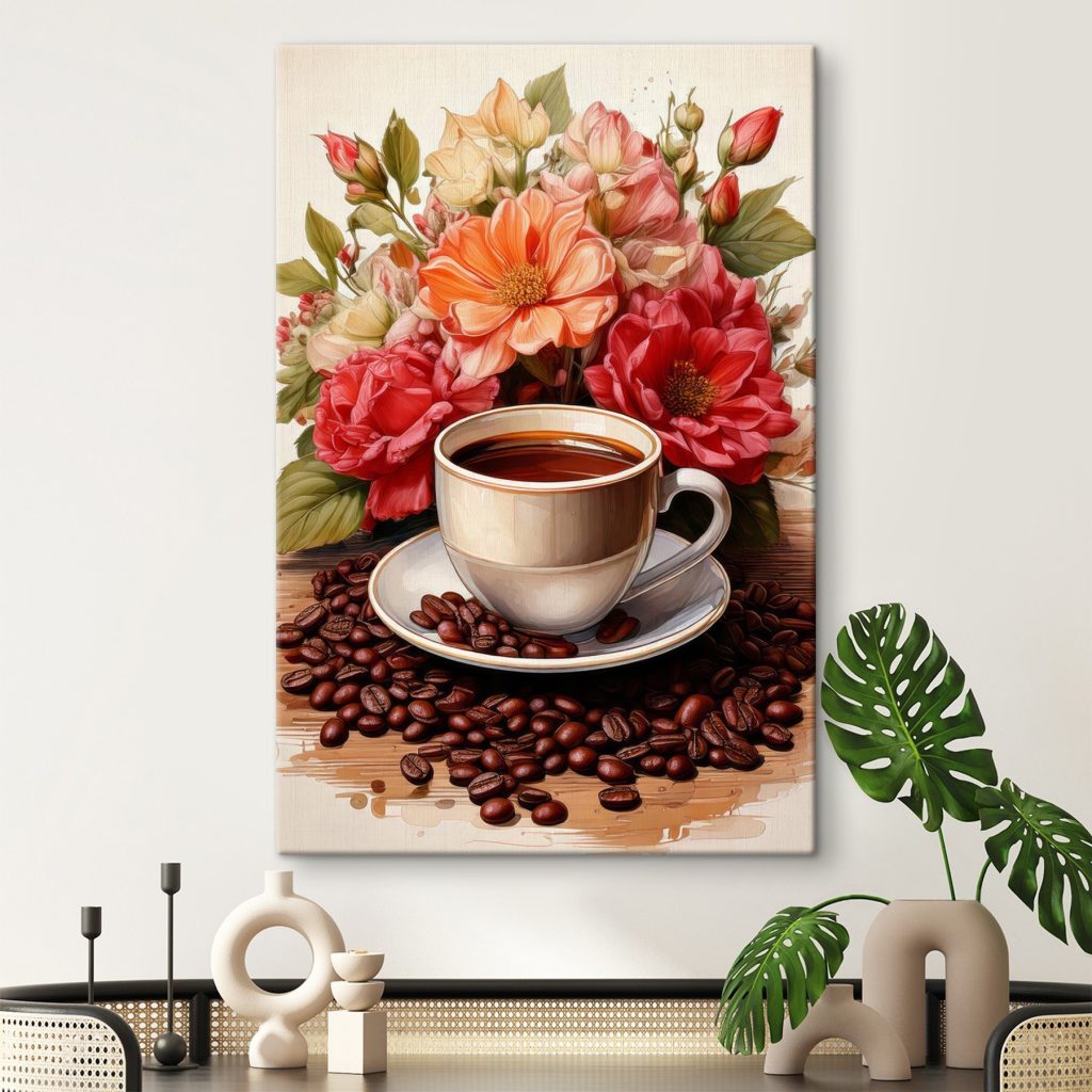 Kaffee unter warmen Rosen — Interieur 2