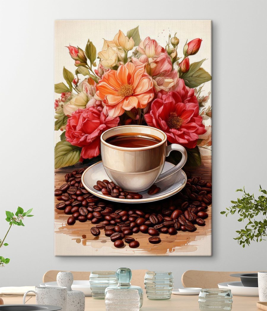 Kaffee unter warmen Rosen — Interieur 1