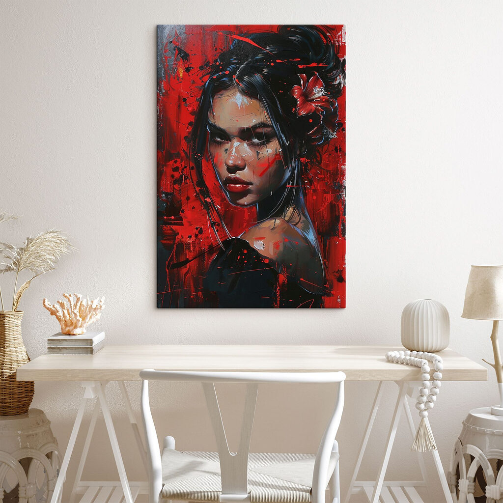 Ihr Blick in Rot — Interieur 1
