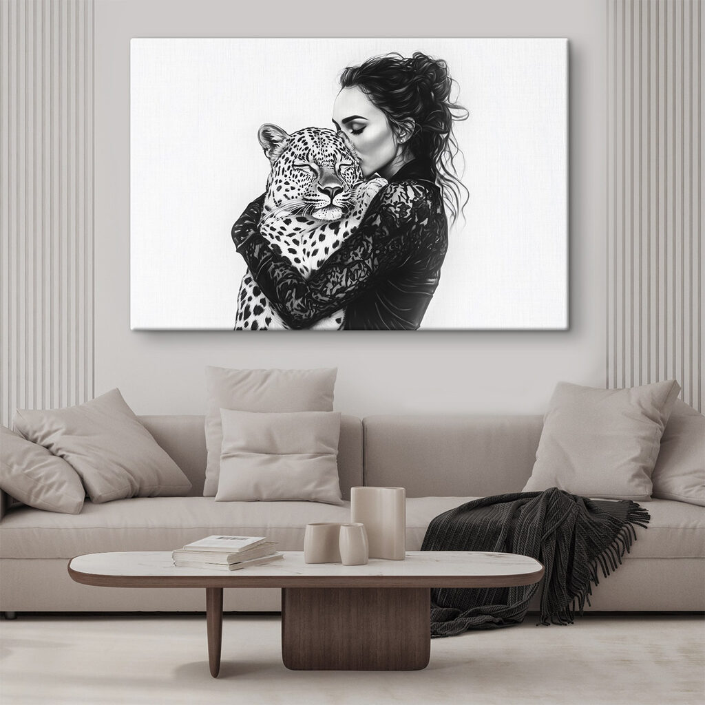 Umarmung mit einem Leoparden — Interieur 1