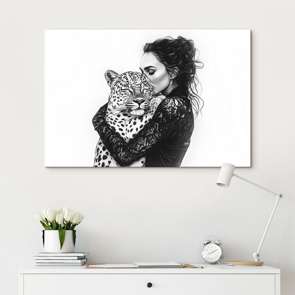 Umarmung mit einem Leoparden — Interieur 2