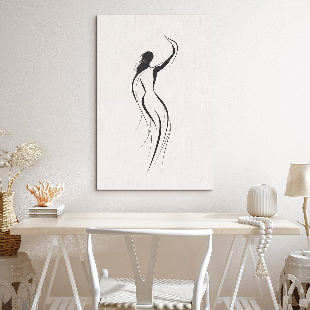Tanz in schwarzen Linien — Interieur 2