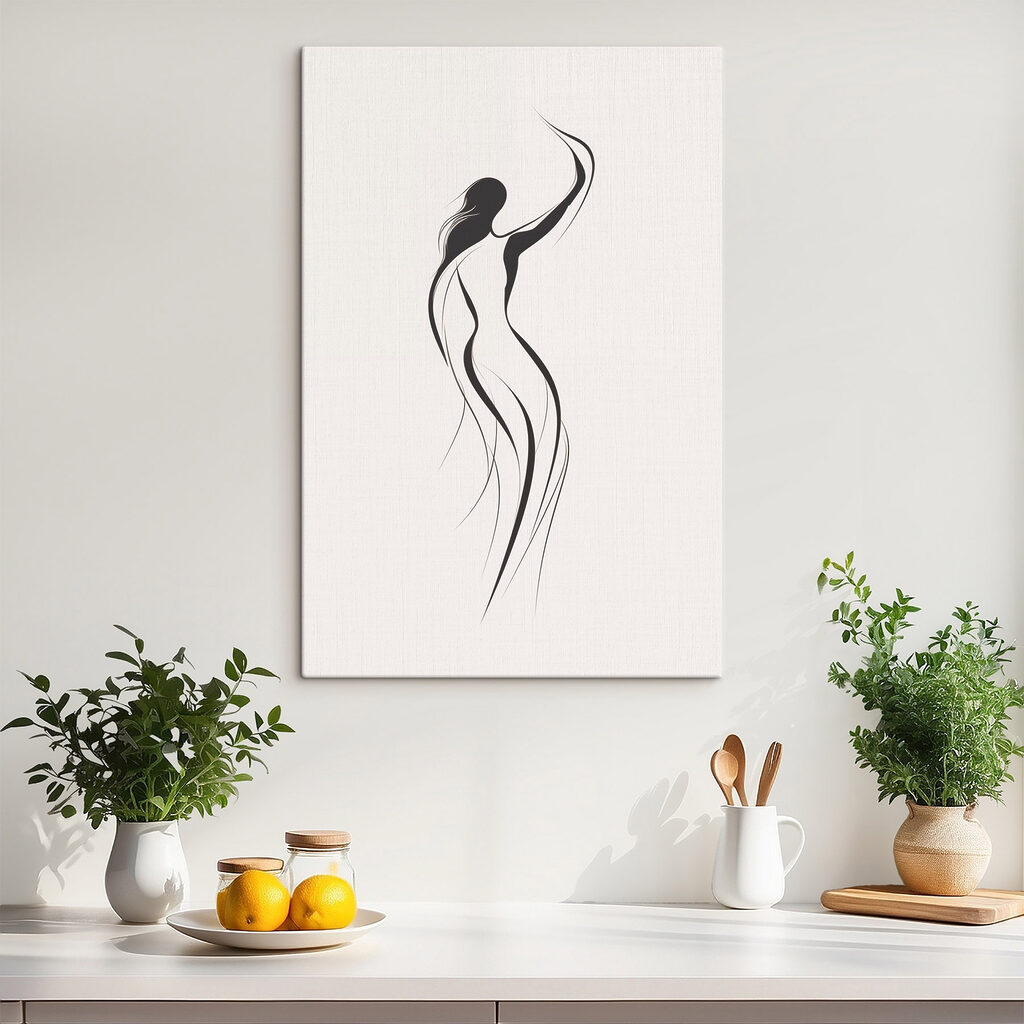 Tanz in schwarzen Linien — Interieur 1