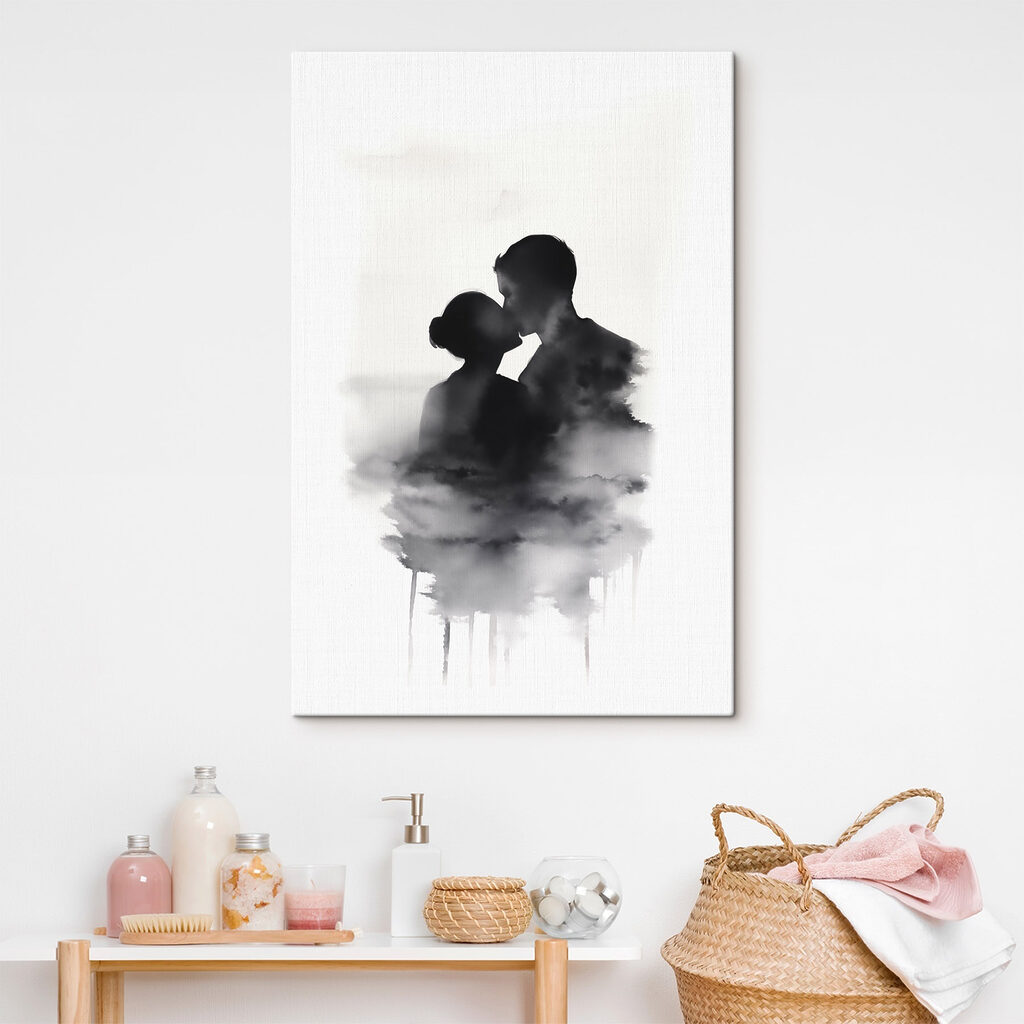 Kuss in Aquarellschatten — Interieur 1