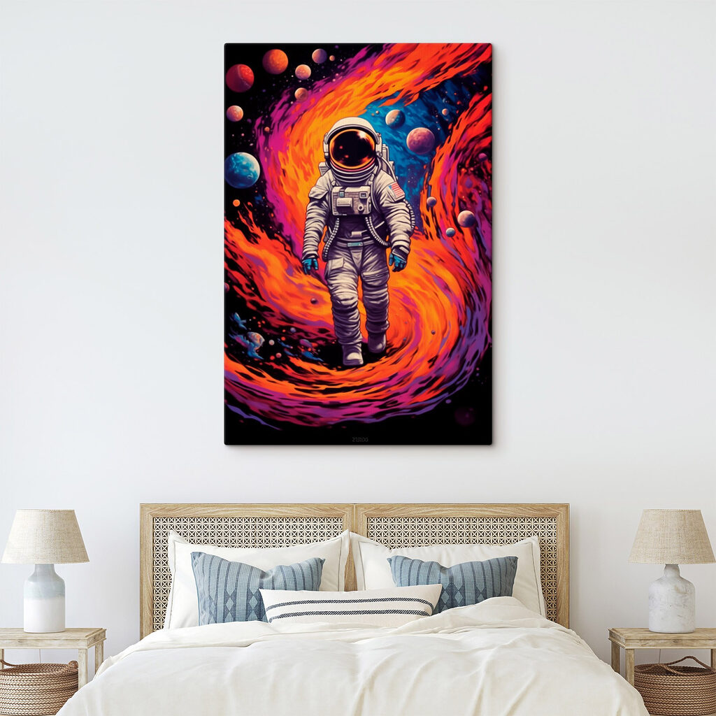 Astronaut im Farbentor — Interieur 1
