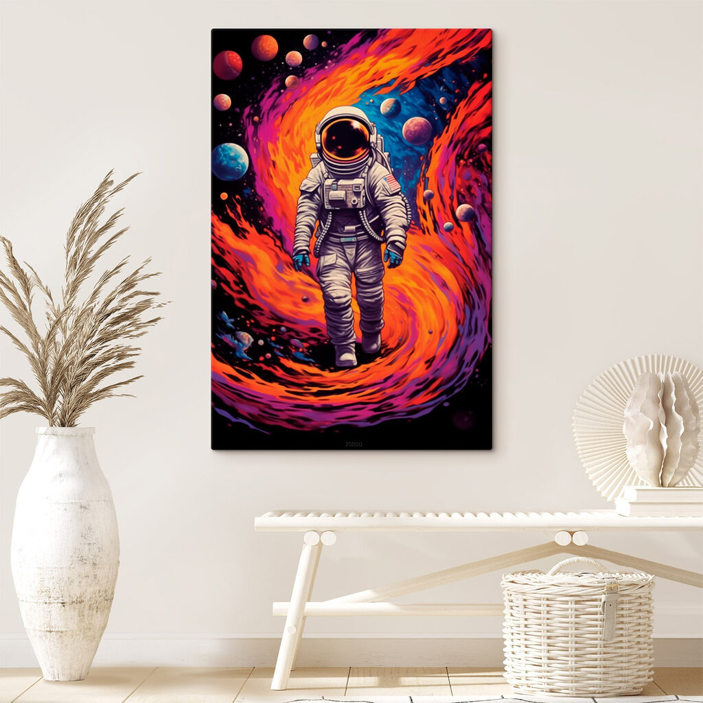 Astronaut im Farbentor — Interieur 2