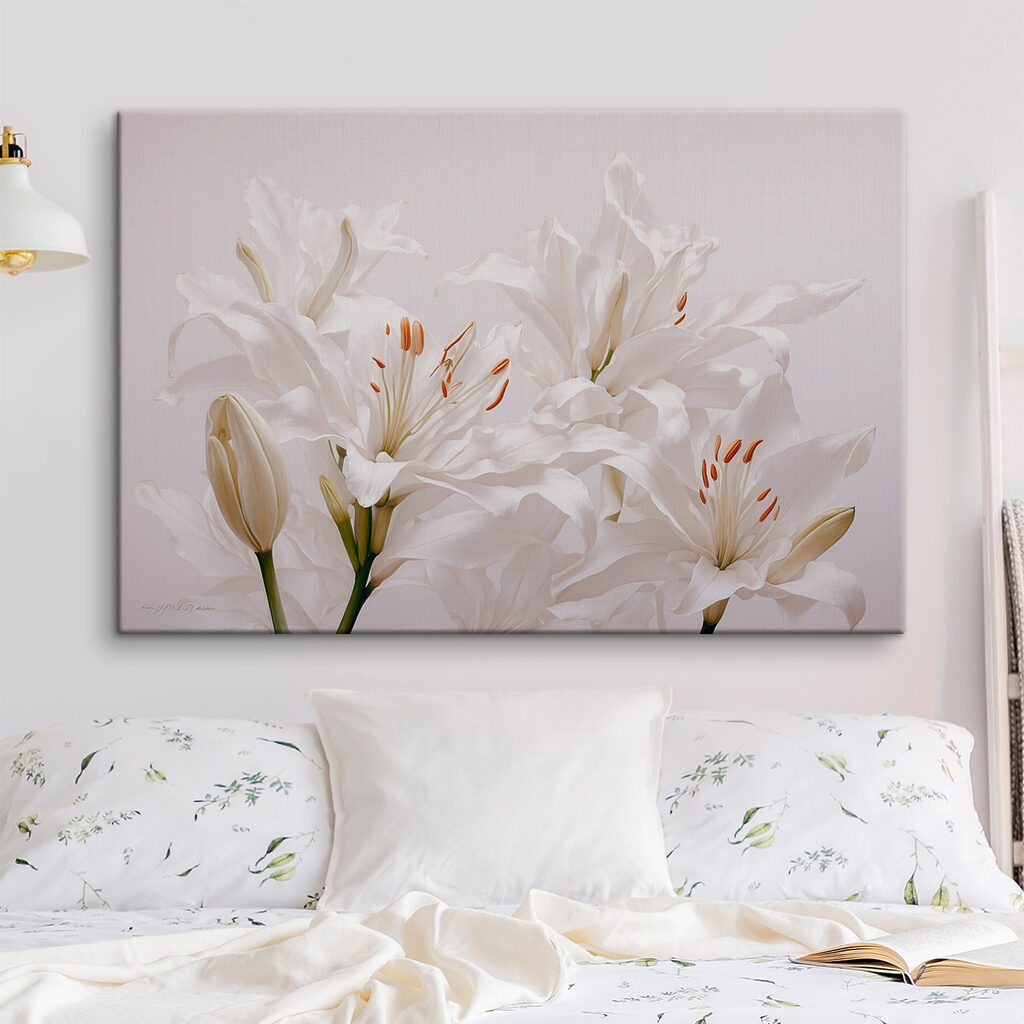 Stille weiße Lilien — Interieur 1