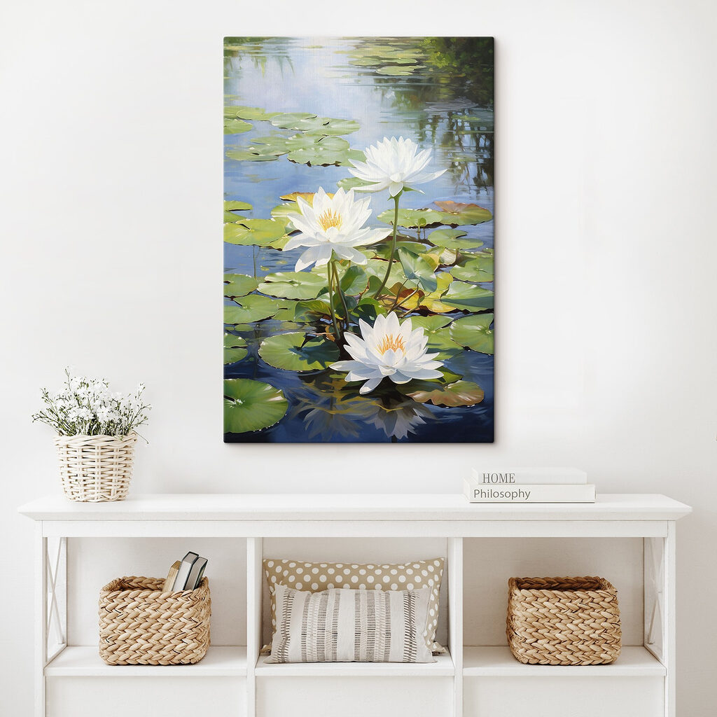 Seerosen zwischen grünen Spiegelungen — Interieur 2