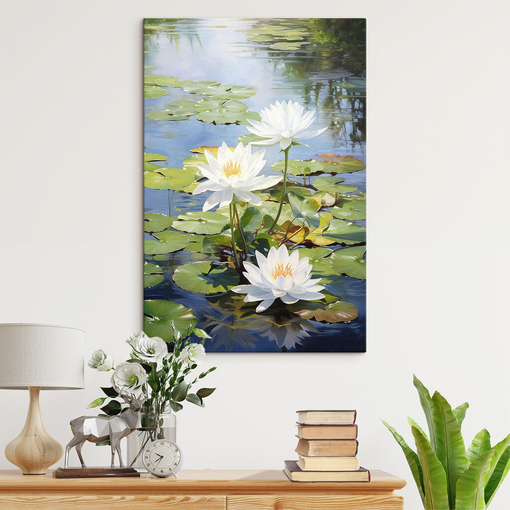 Seerosen zwischen grünen Spiegelungen — Interieur 1