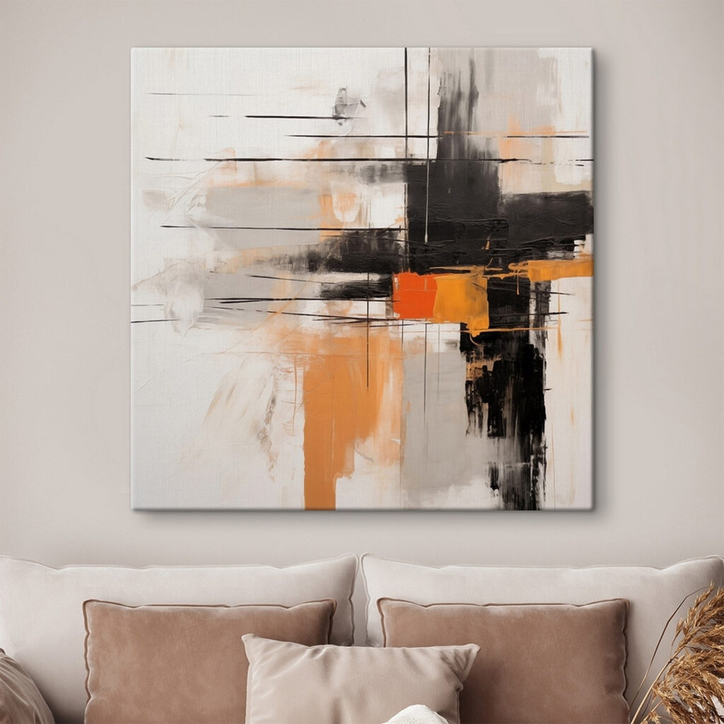Ocker bricht durch Schwarz — Interieur 2