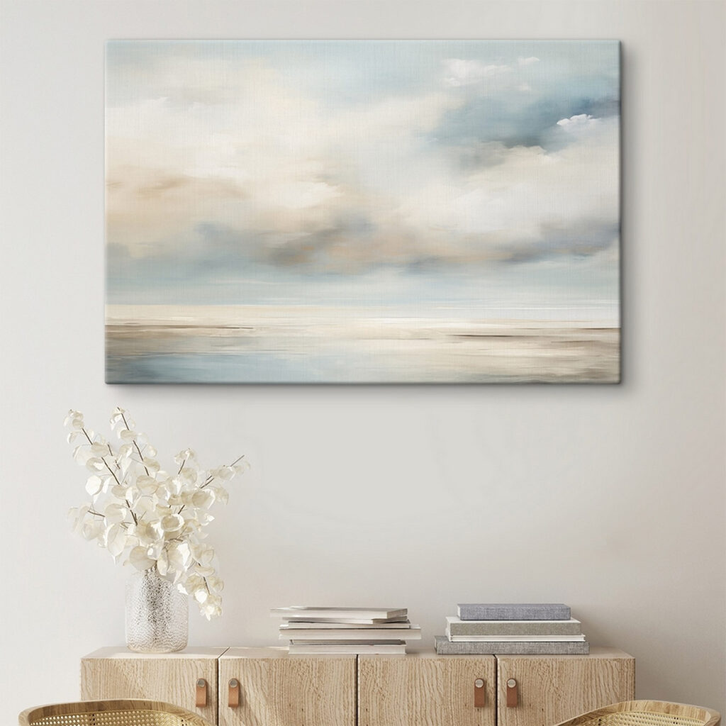 Horizont voller Wolkendunst in einem Interieur