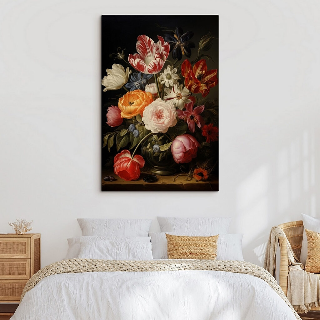 Strauß vor dunklem Grund — Interieur 2
